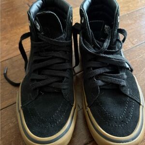 Sk8 Black High-Top Sneakers with Gum Sole